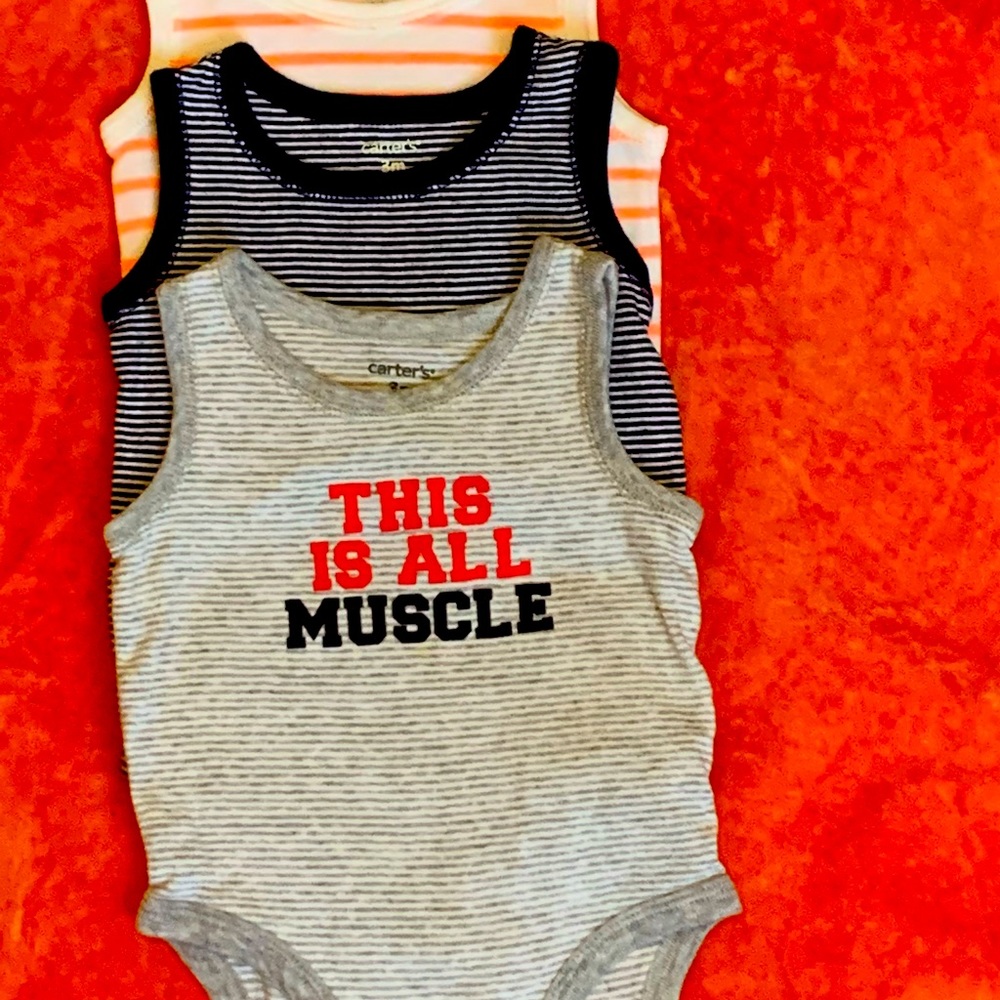 Carters3 Month onesies.